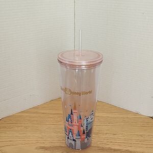 Starbucks Pink and Blue Castle Tumbler